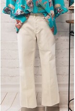 Dear John Denim Dear John Jeanne Mid Rise Cropped Flare Jeans Wheat