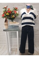 Dear John Denim Dear John Una Sweater Black Iris Stripe