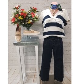 Dear John Denim Dear John Una Sweater Black Iris Stripe