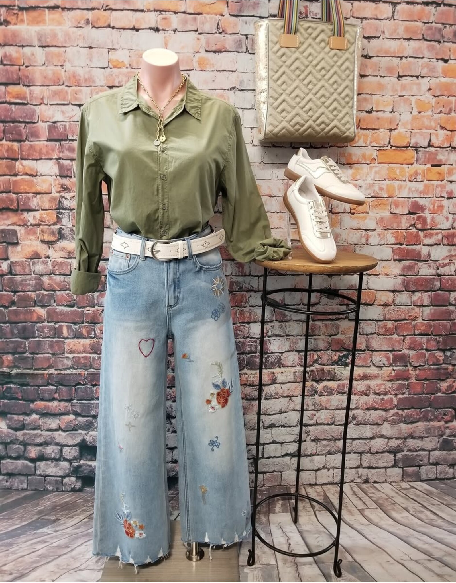 Dear John Denim Dear John Lolita Poplin Shirt Vetiver