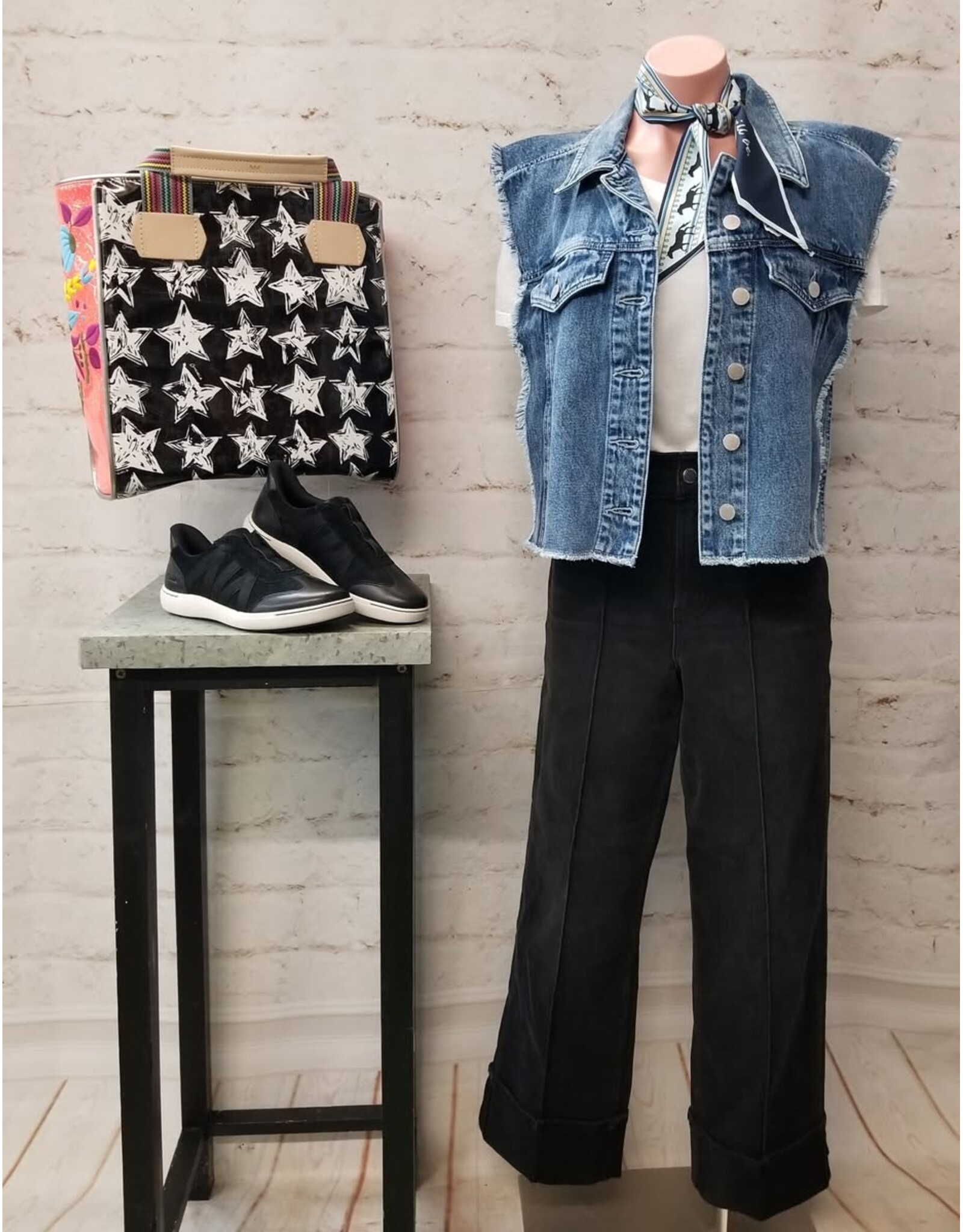 Dear John Denim Dear John Melody Denim Vest Snow Blue