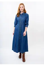 Uncle Frank Uncle Frank Tencel Denim Shirtwaist Dress Indigo
