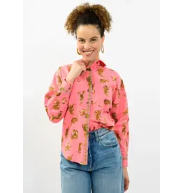Ivy Jane Ivy Jane Tiger Camp Shirt Coral