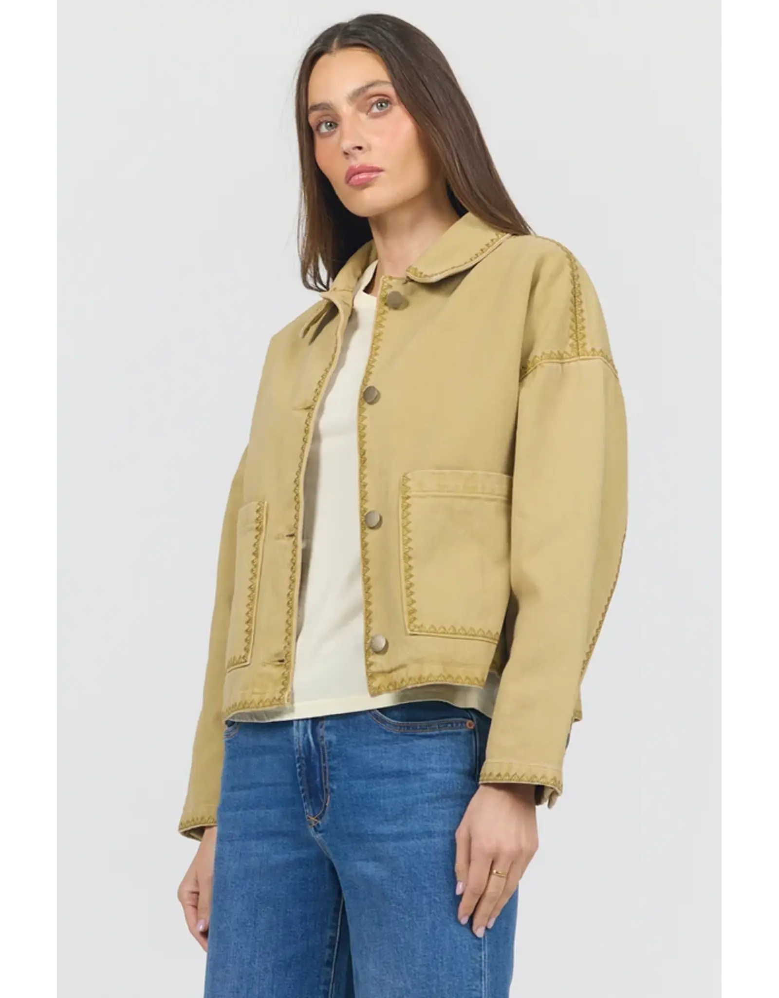 Dear John Denim Dear John Sable Jacket Khaki