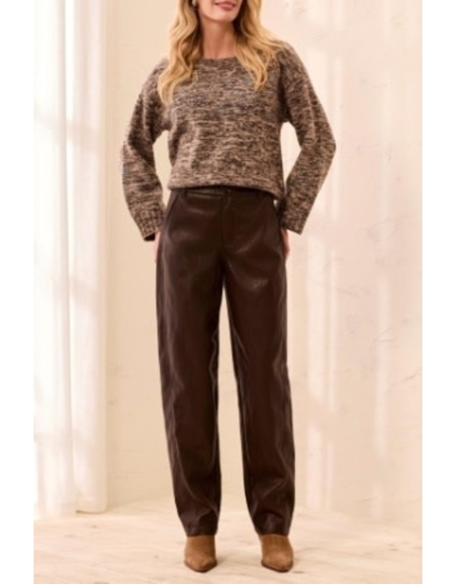 Tribal Tribal Barrel Pant Saddlebrown
