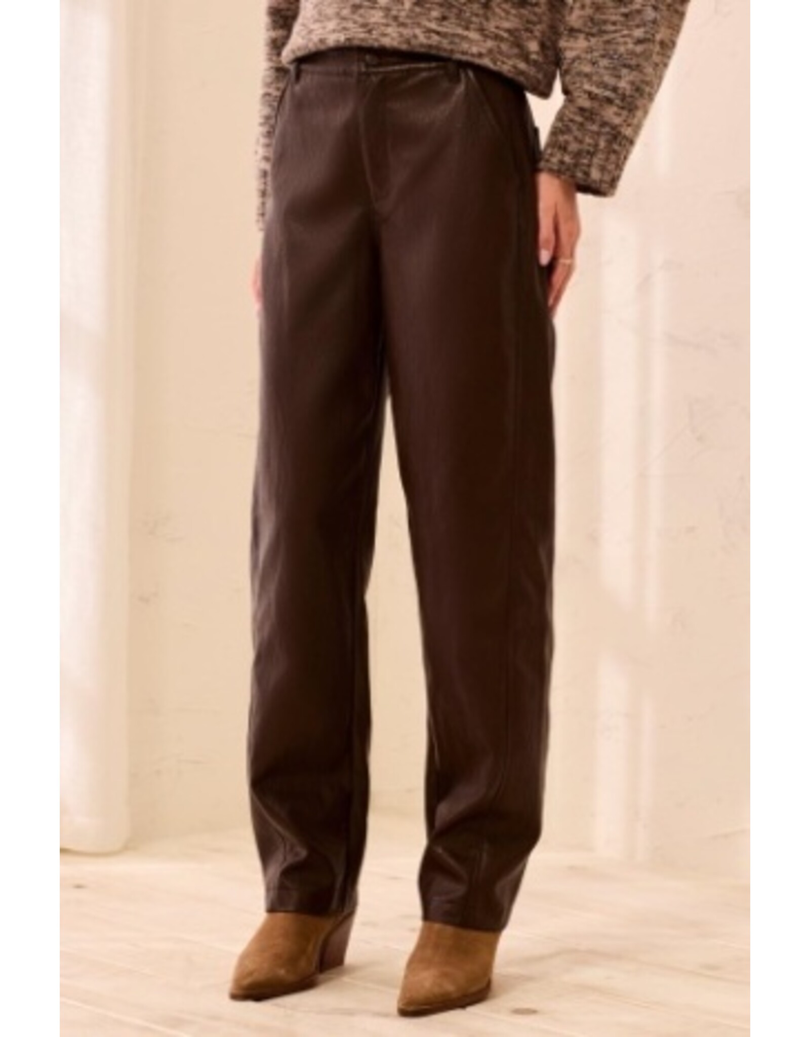 Tribal Tribal Barrel Pant Saddlebrown