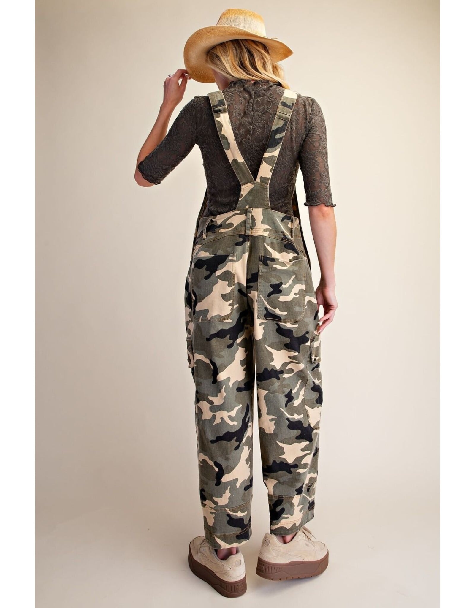Jennifer Camo Overalls