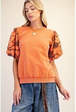 Bari Bubble Sleeve Top