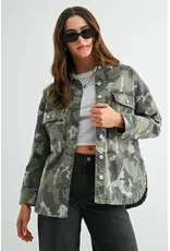 Caroline Camouflage Shacket