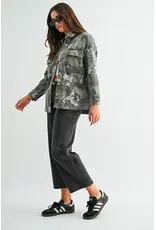 Caroline Camouflage Shacket