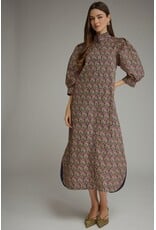 Tessa Brown Midi Dress