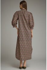Tessa Brown Midi Dress