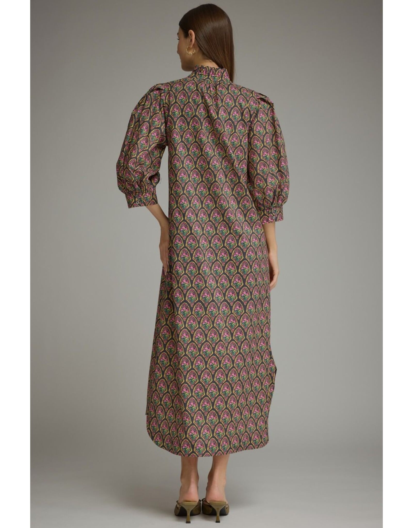 Tessa Brown Midi Dress