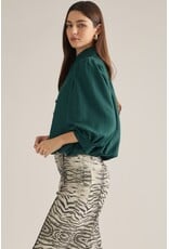 Tinsley Hunter Green Blouse