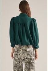 Tinsley Hunter Green Blouse