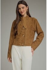 Taylor Faux Suede Crop Jacket