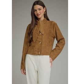 Taylor Faux Suede Crop Jacket