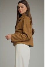 Taylor Faux Suede Crop Jacket