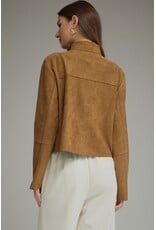Taylor Faux Suede Crop Jacket