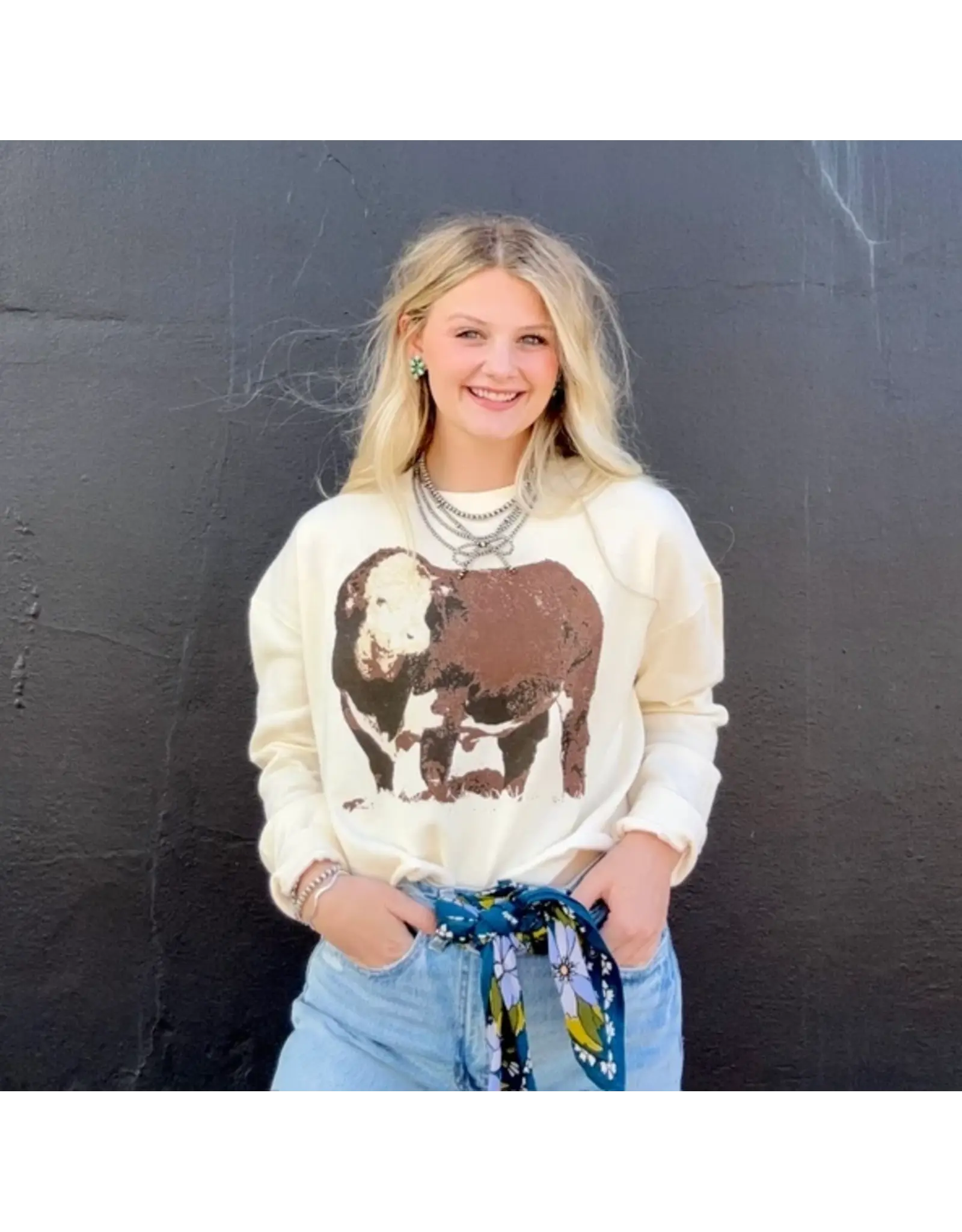 Hereford Cropped Sweatshirt