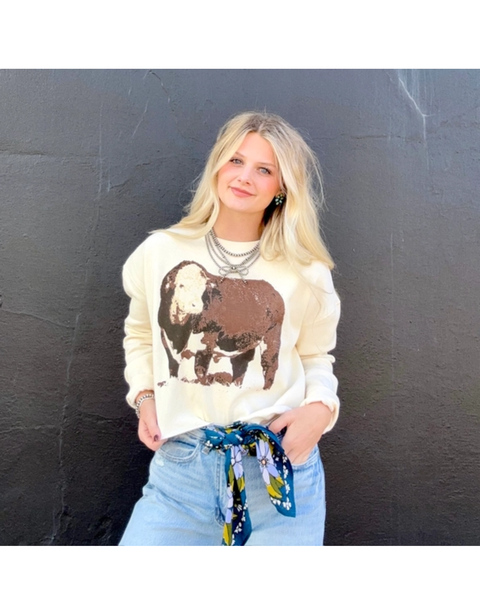 Hereford Cropped Sweatshirt