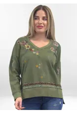 Caite Adele Sweatshirt Fatigue Green