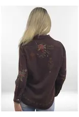 Kyla Seo Amara Button Up Shirt Oxblood