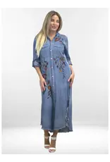 Kyla Seo Savina Dress Blue