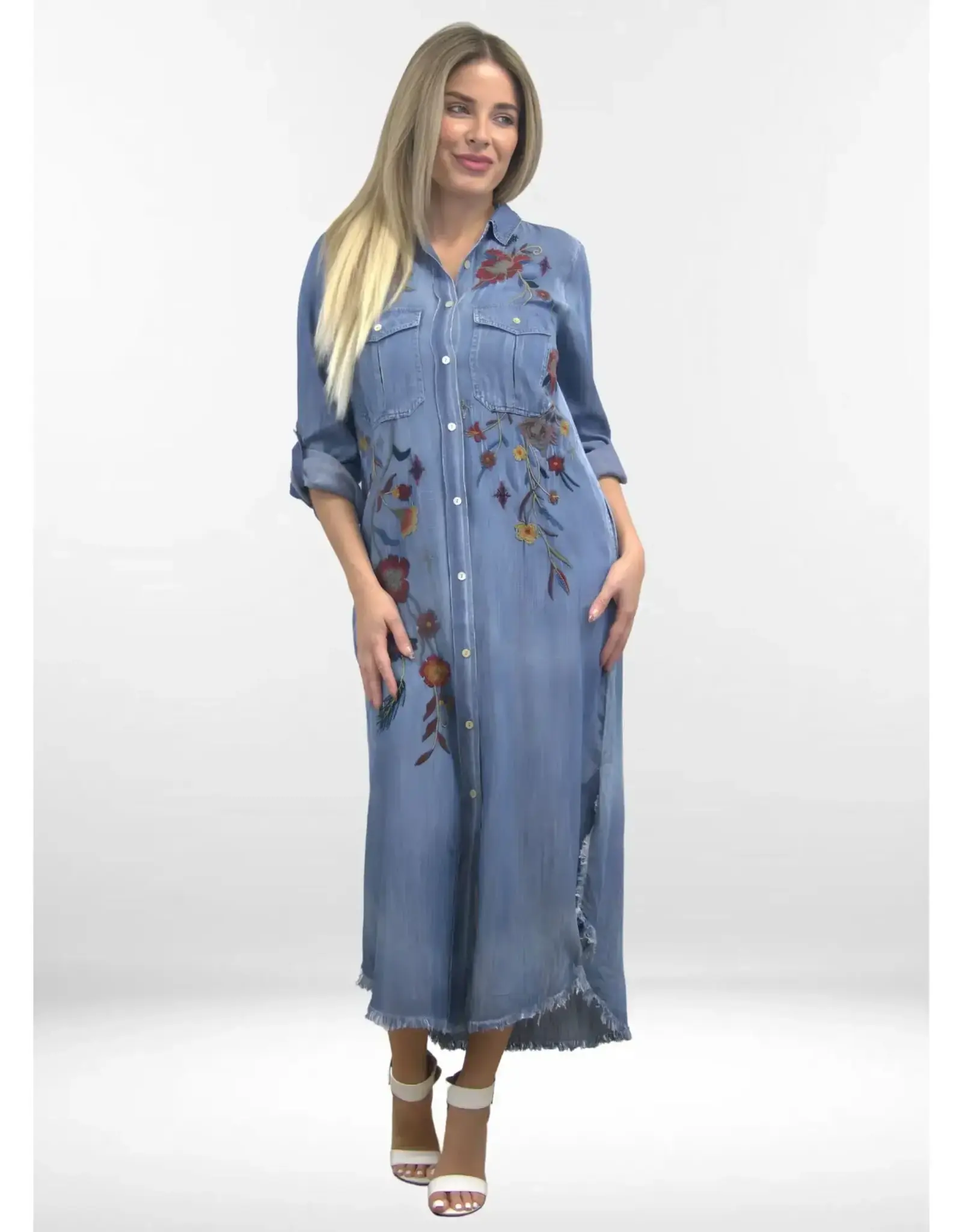 Kyla Seo Savina Dress Blue