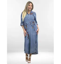 Kyla Seo Savina Dress Blue