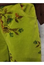 Dee Dee Pistachion Floral Corduroy Pants