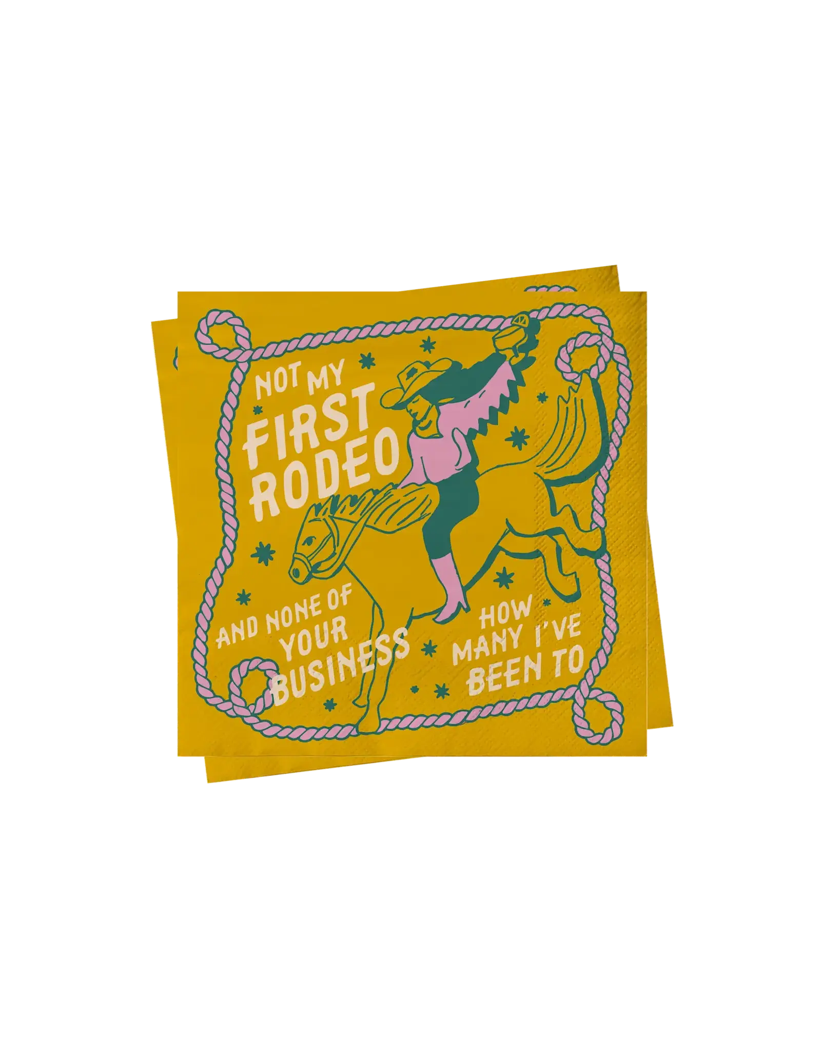 El Arroyo Not My First Rodeo Cocktail Napkins 25 Pack