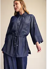 Wren Indigo Adjustable Waist Shirt