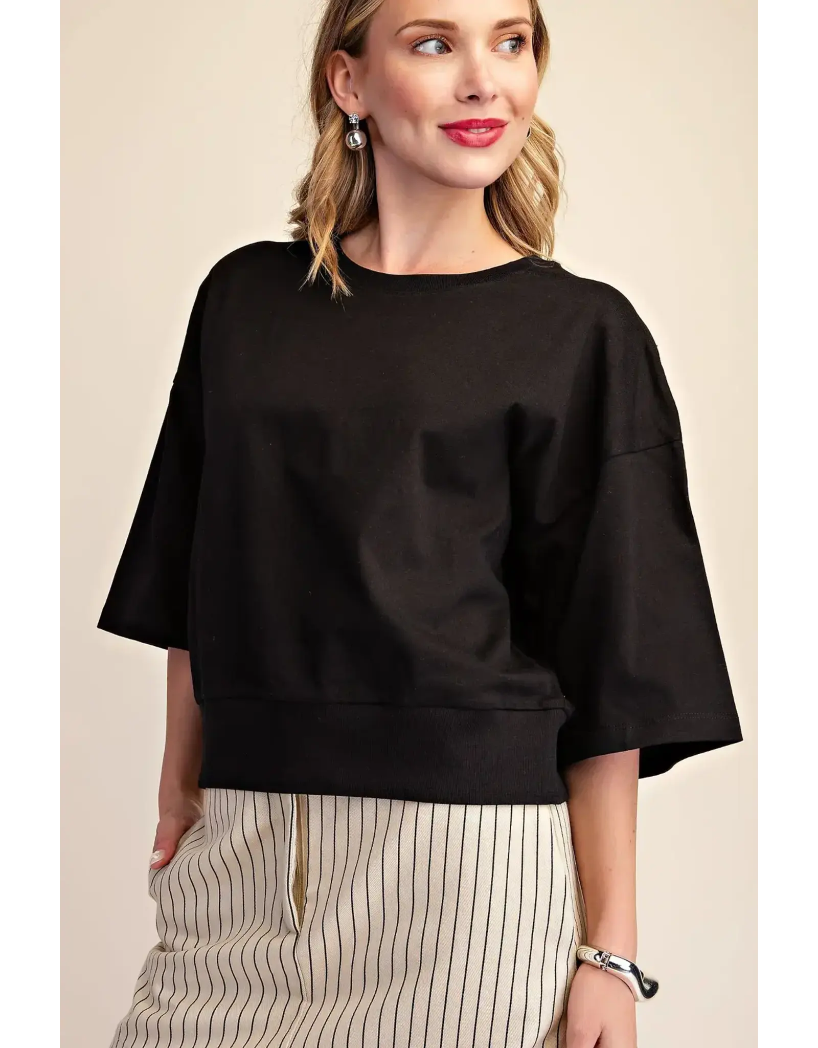 Willa Rib Band Pullover