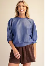 Wells Royal Metallic Pullover