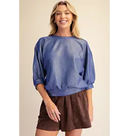 Wells Royal Metallic Pullover