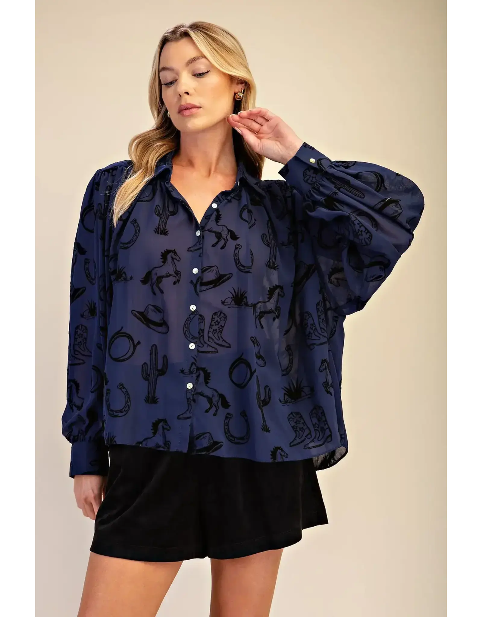 Willie Western Flow Blouse