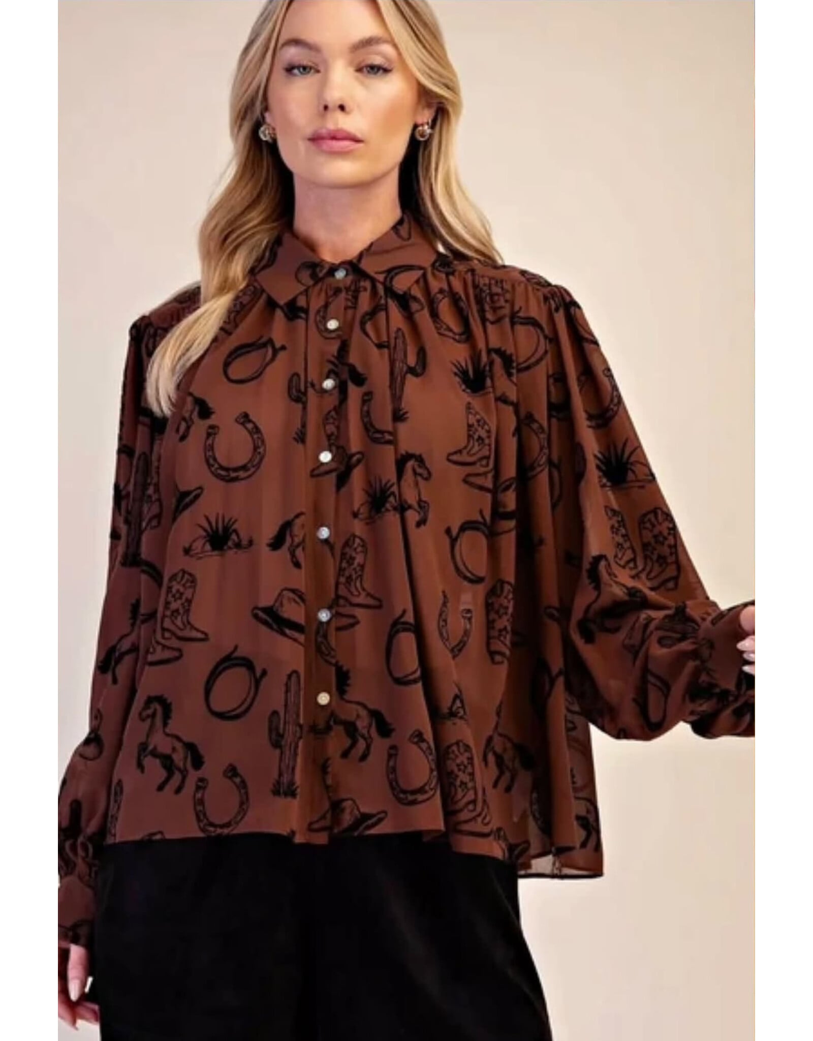 Willie Western Flow Blouse