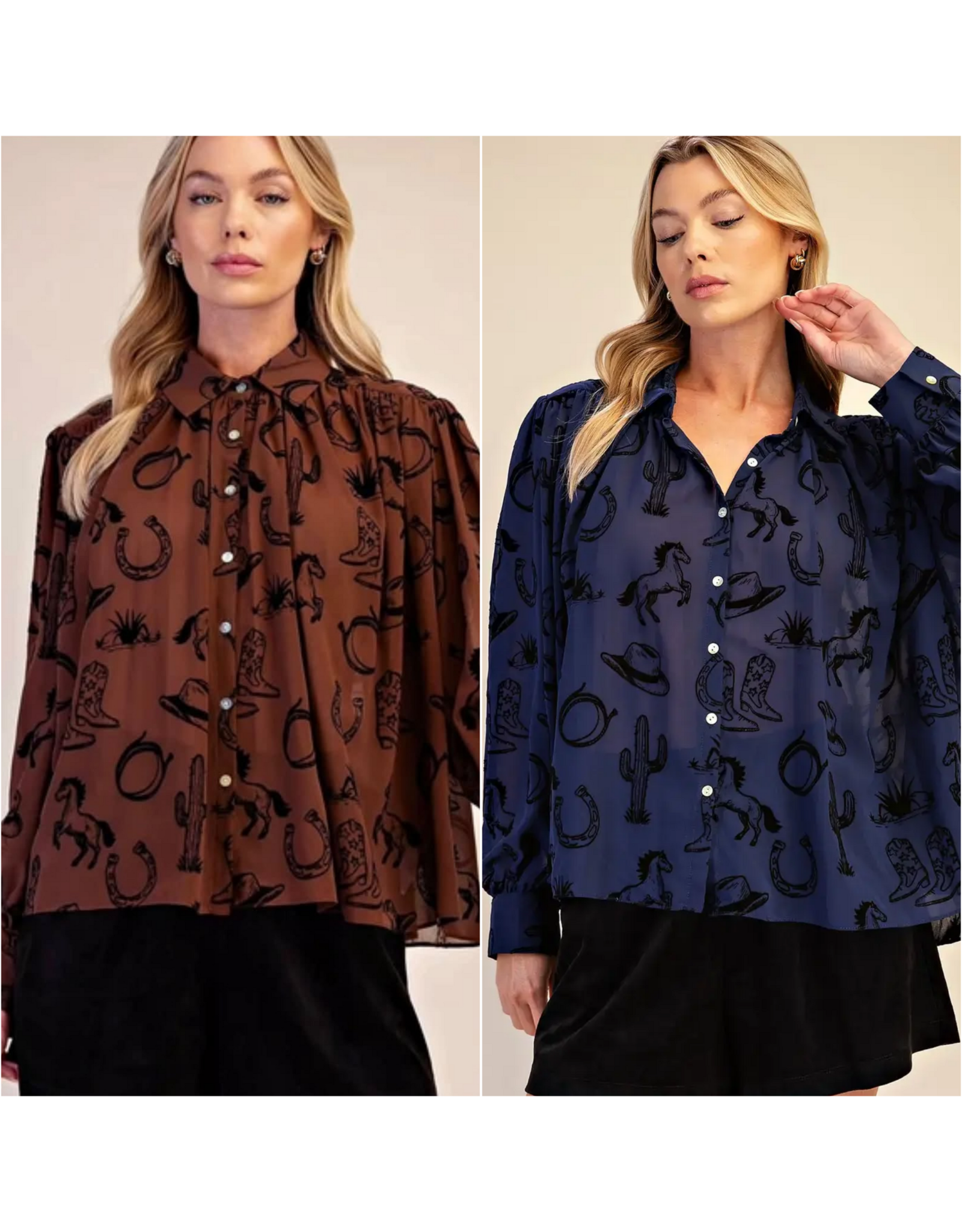 Willie Western Flow Blouse