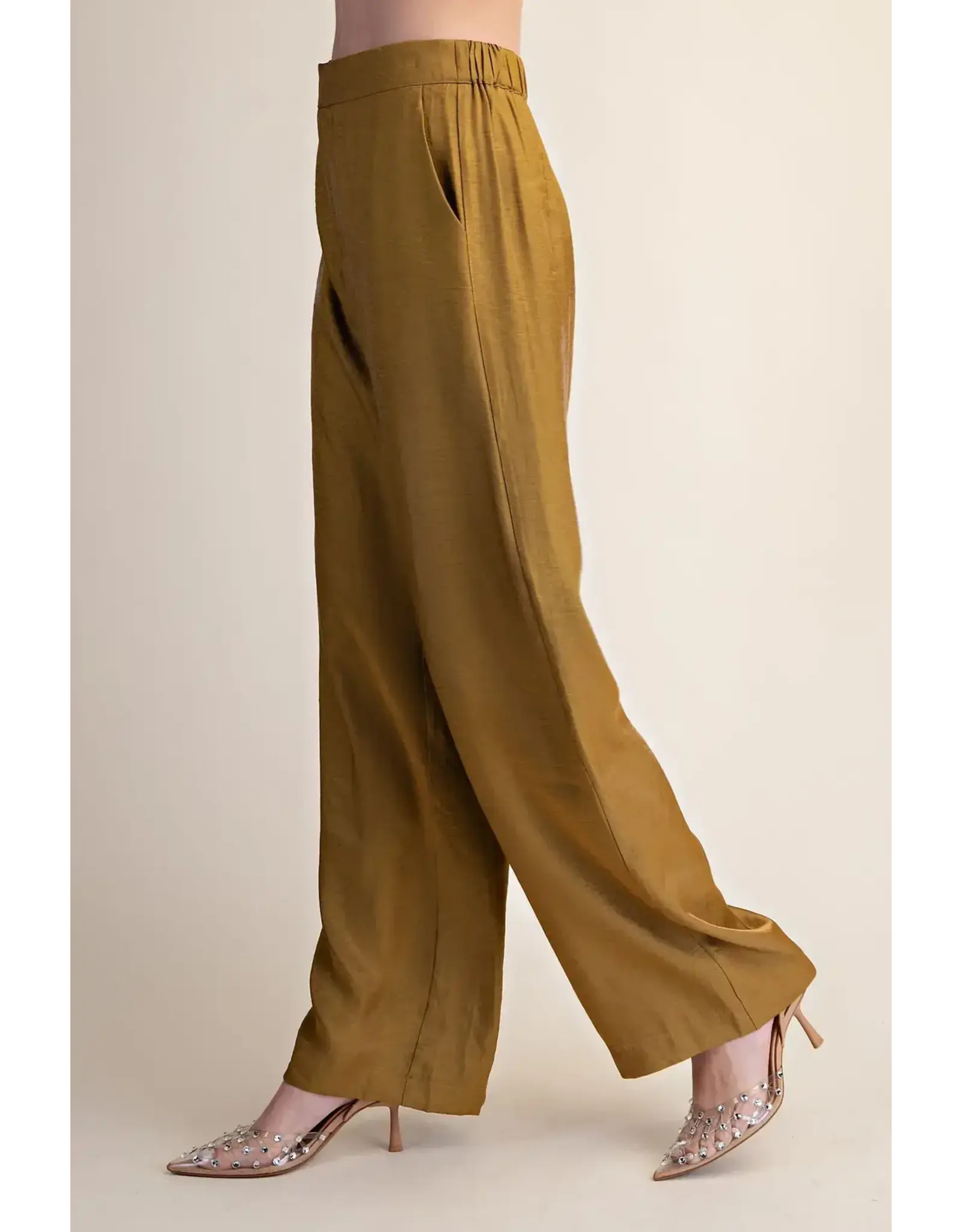 Wesley Structured Silky Pant