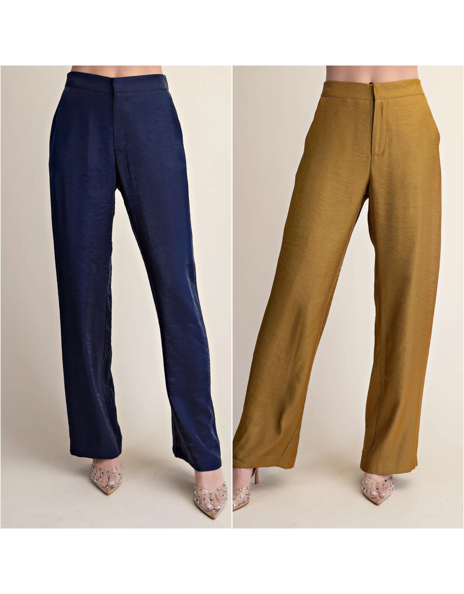 Wesley Structured Silky Pant