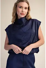 Wesley High Neck Blouse