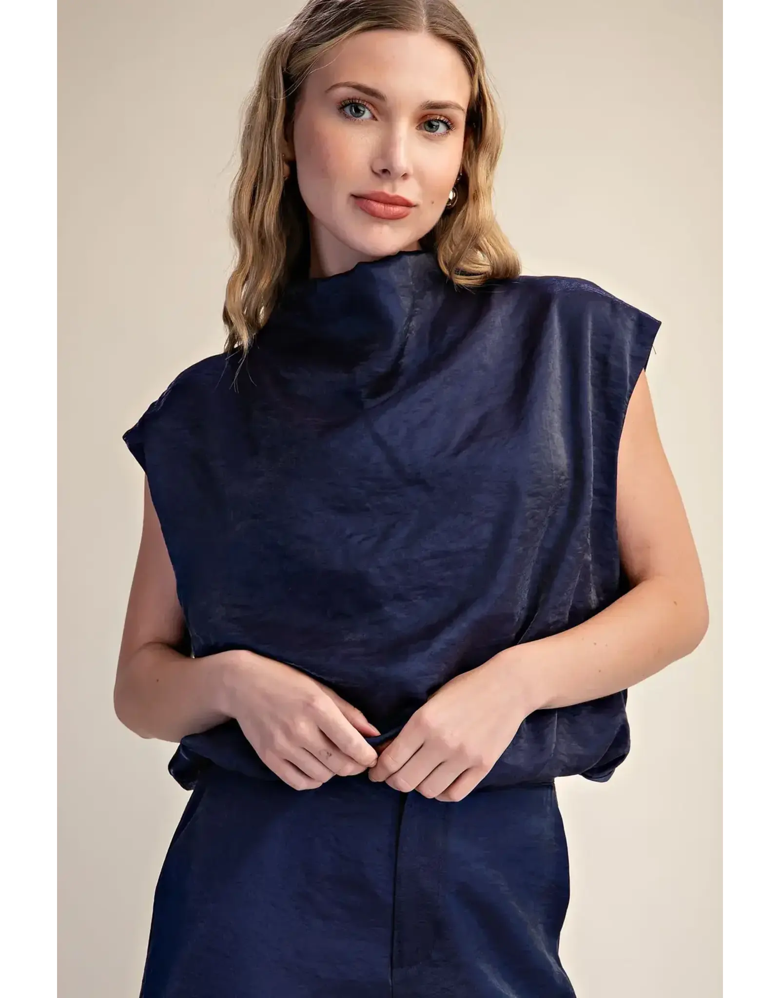 Wesley High Neck Blouse
