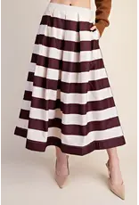 Winslow Brown Stripe Skirt