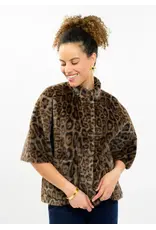 Ivy Jane Ivy Jane Faux Fur Capelet Leopard