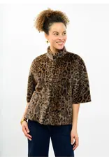 Ivy Jane Ivy Jane Faux Fur Capelet Leopard