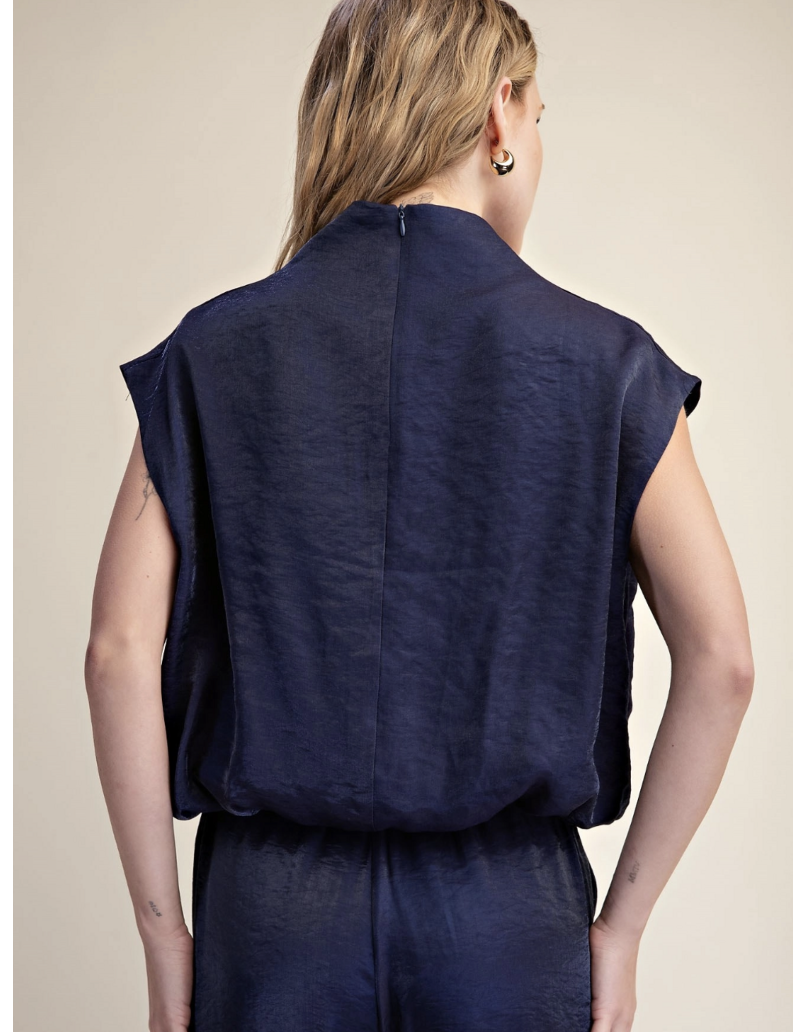 Wesley High Neck Blouse