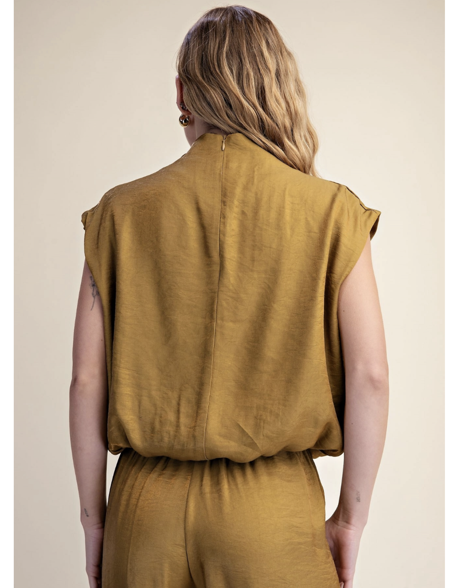 Wesley High Neck Blouse