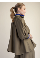 Wilhelmina Fab Flow Olive Blouse