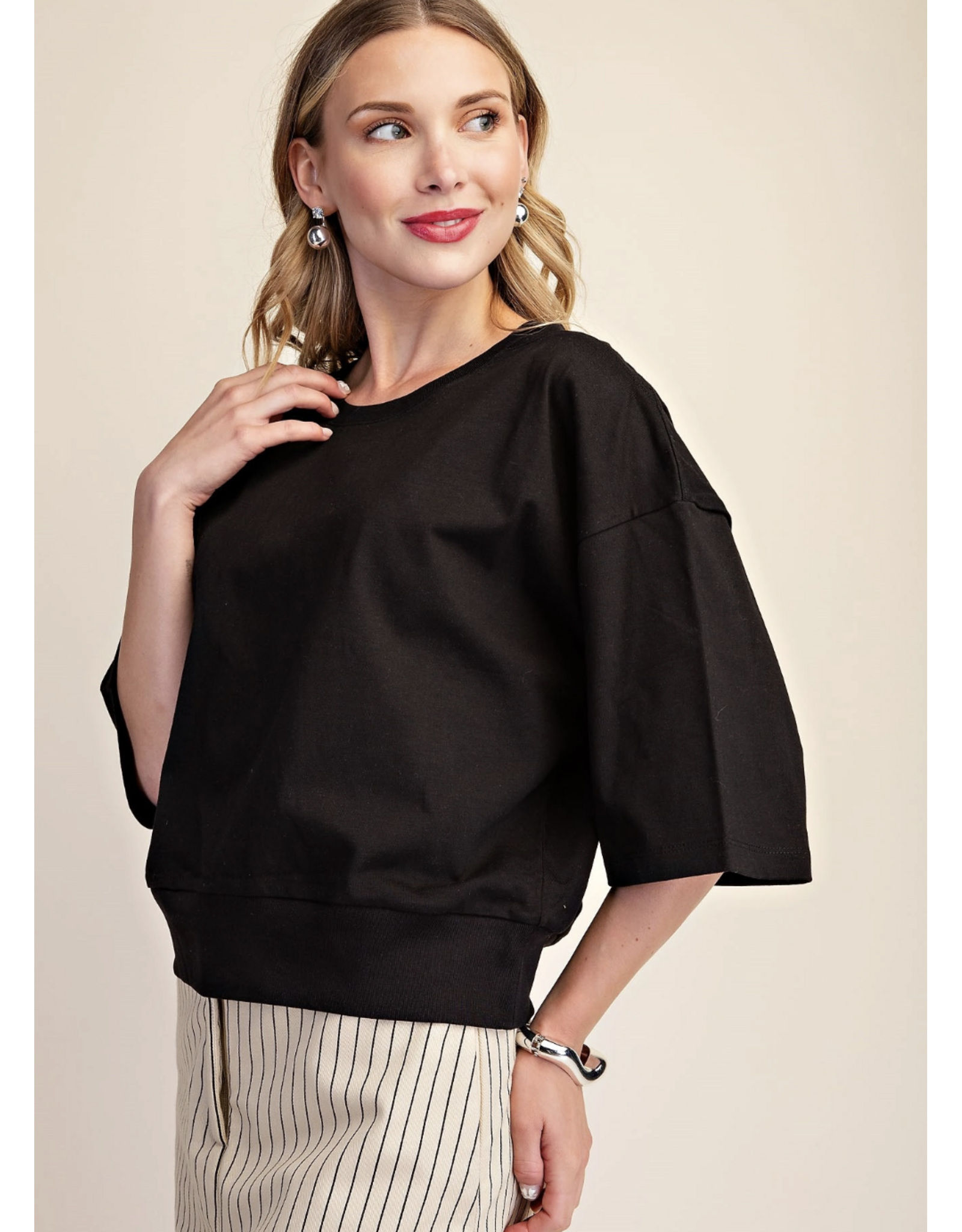 Willa Rib Band Pullover